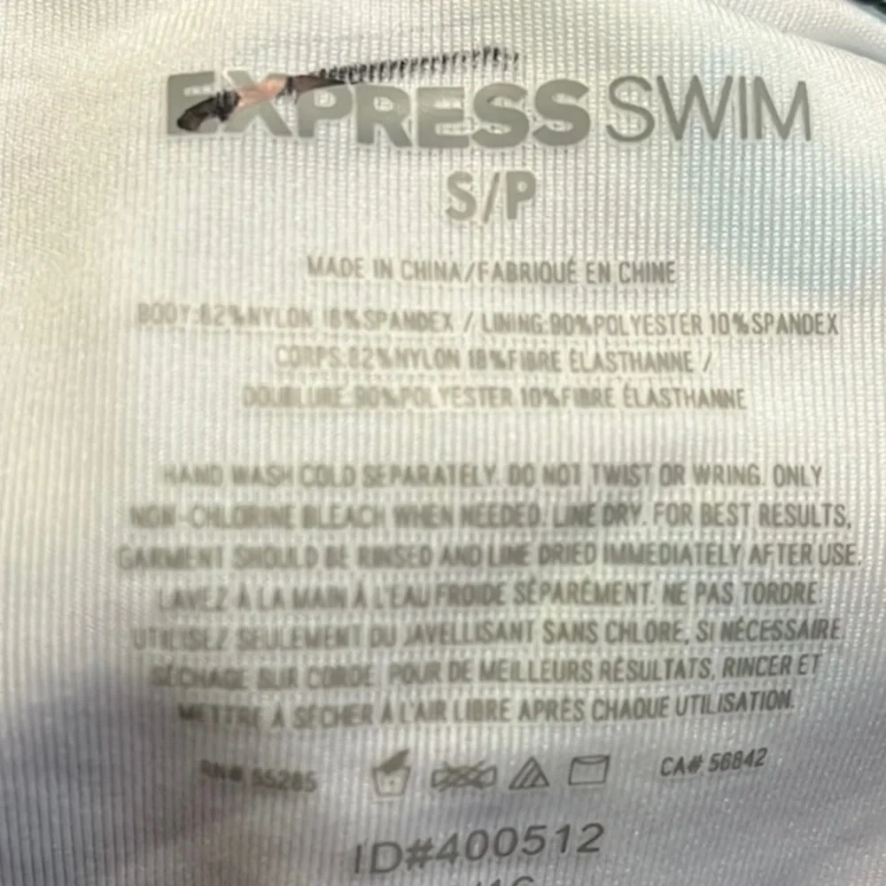 Express Bikini Swimsuit Swim Floral Mesh S Small M Medium New